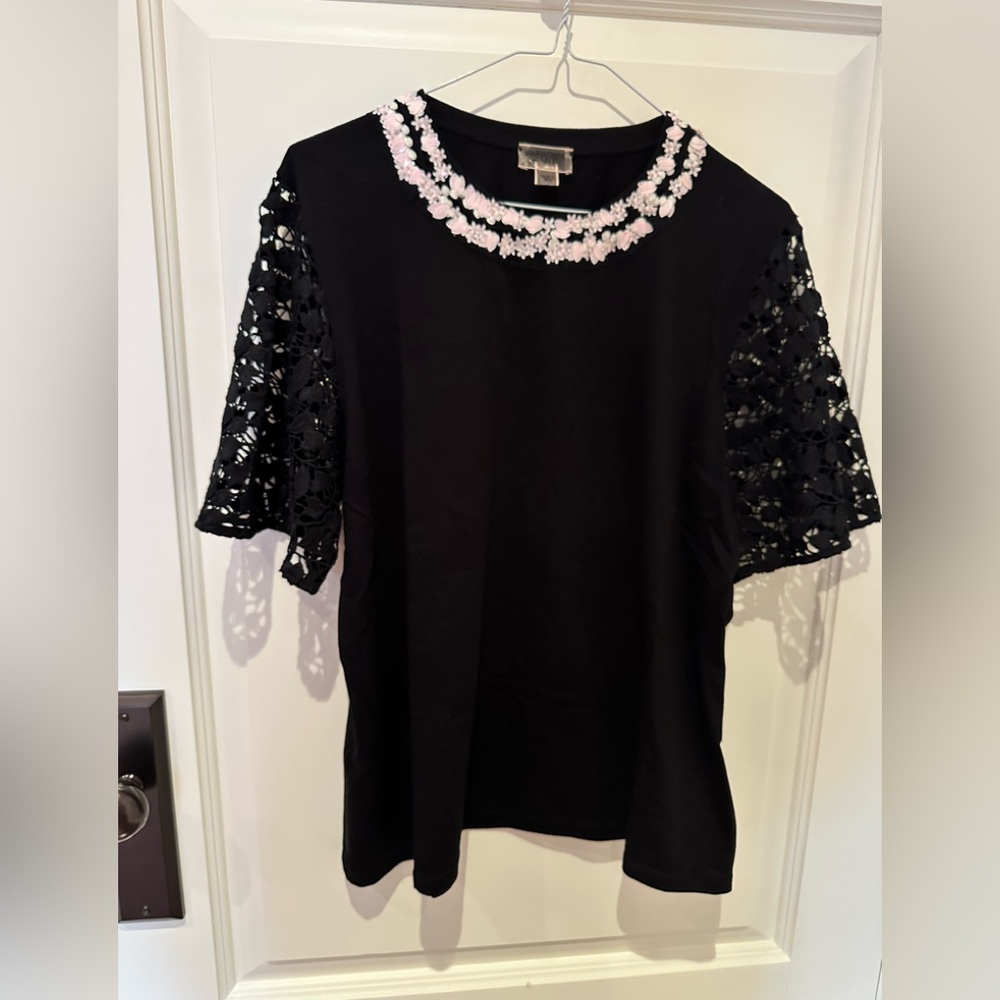 Gianbattista Valli Embellished T-shirt USXL